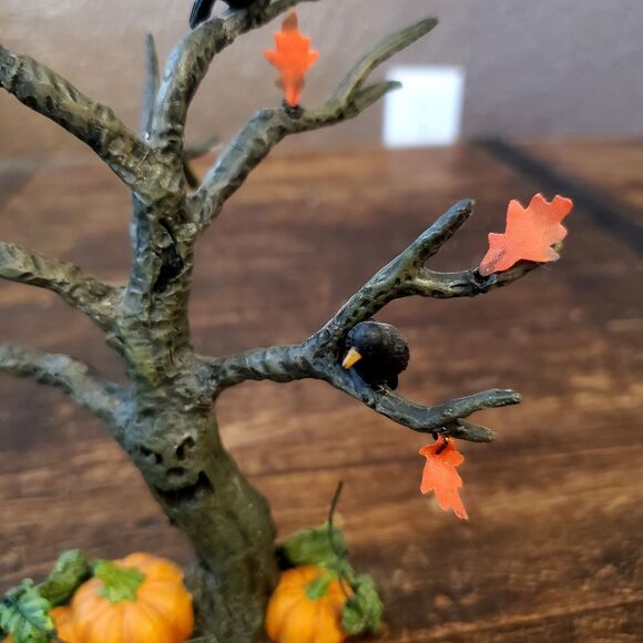 Department 56 Pumpkin Halloween Spooky Tree Village Accessory 52770 Original Box - Picture 3 of 12